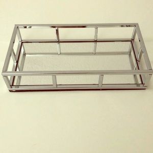 Danielle Creations Luxe Vanity Tray Chrome Finish